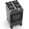 COCINA JAM EVA 4H A GAS TOP GLASS