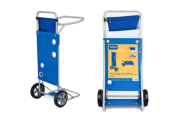 CARRITO DE PLAYA CARRO PORTA SILLAS CONVERTIBLE MOR C/RUEDAS