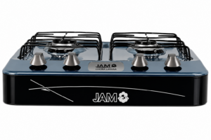 ANAFE A GAS JAM DE MESA LAGUNA 4 HORNALLAS NEGRO