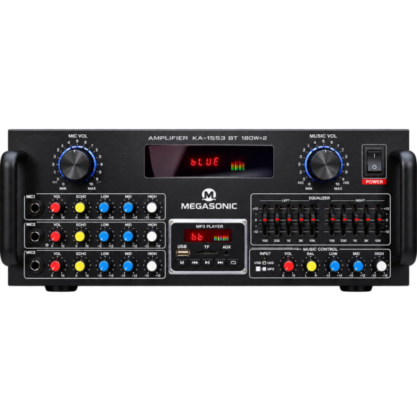 AMPLIFICADOR AMPLIFICADOR KA-1553 BT 180WX2 MEGASONIC