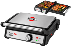 CHURRASQUERA PLANCHA GRILL TOKYO FLEXI 360 2000W
