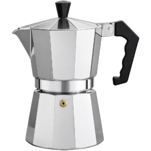 CAFETERA ITALIANA ALUMINIO 600ML 12T PLATA VARENNA