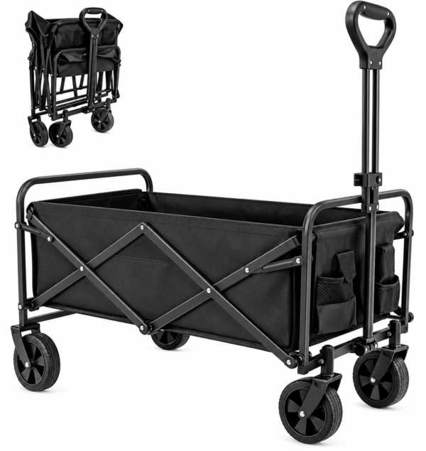 CARRO PLEGABLE C/RUEDAS HIERRO POLIESTER
