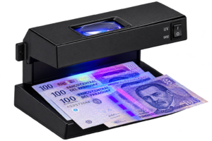 DETECTOR DE BILLETE FALSO CON LUPA MOD-2138