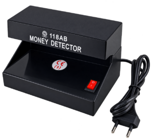 Detector De Dinero Falso Electric Money Detector AD-118AB Ultravioleta
