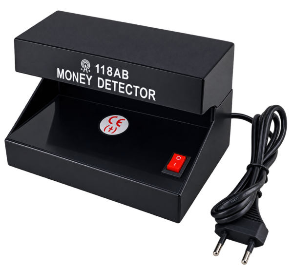 Detector De Dinero Falso Electric Money Detector AD-118AB Ultravioleta