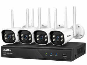 Kit de Seguridad 10 Canales NVR 5MP + Cámaras Wifi KUK-827