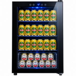 exibidor cervezera EXHIBIDORA CERVECERA JAM 82L 1 PUERTA FRIO HUMEDO NEGRO