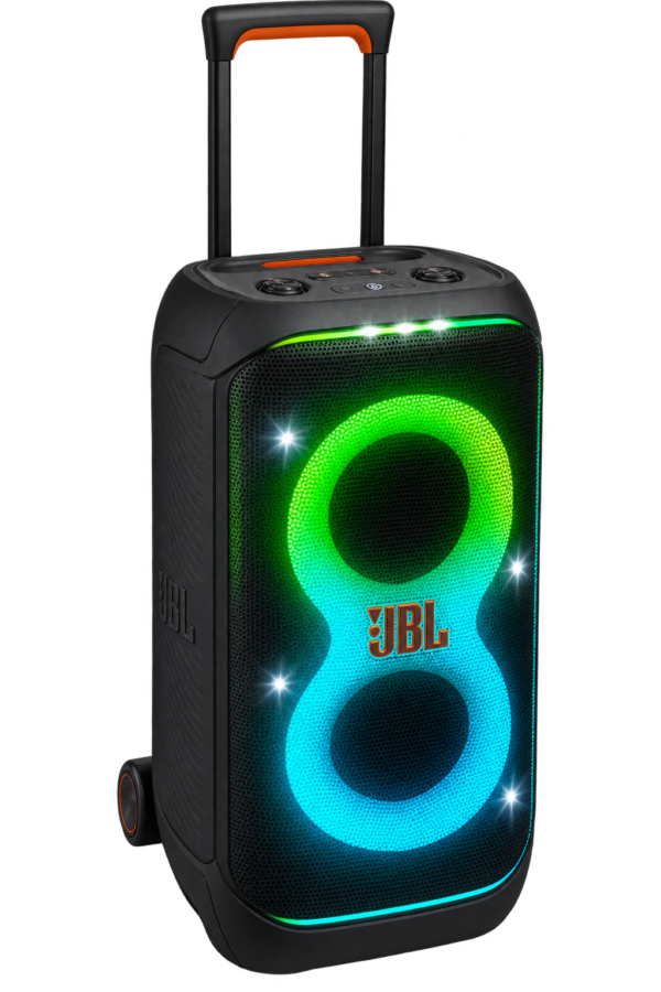 Parlante JBL PartyBox Stage 320 Bluetooth 240W RMS Luces LED Karaoke