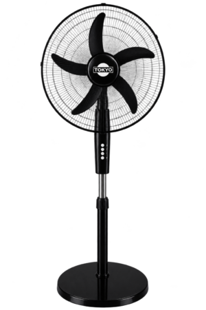 VENTILADOR DE PIE TOKYO FS20 20" NEGRO 3 VEL BASE REDONDA