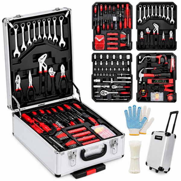 KIT DE HERRAMIENTA NAPPO NHK-110 VALIJA 499PCS