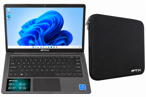 Notebook FTX N14-C2564ES 14.1" Celeron N4020 4 GB DDR4 256 GB SSD + Estuche